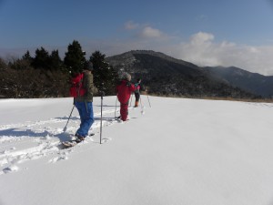 DSCN8057雪の上を歩く