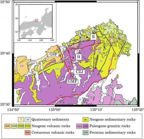 tanngo hanntou Fig-Regional-map-showing-the-locations-of-the-Gomura-Fault-and-surrounding-faults-The